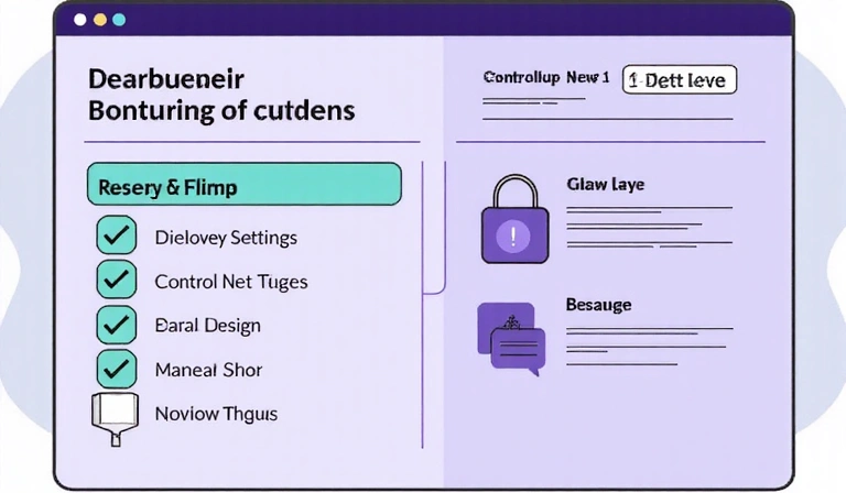 Illustration of user rights and data control